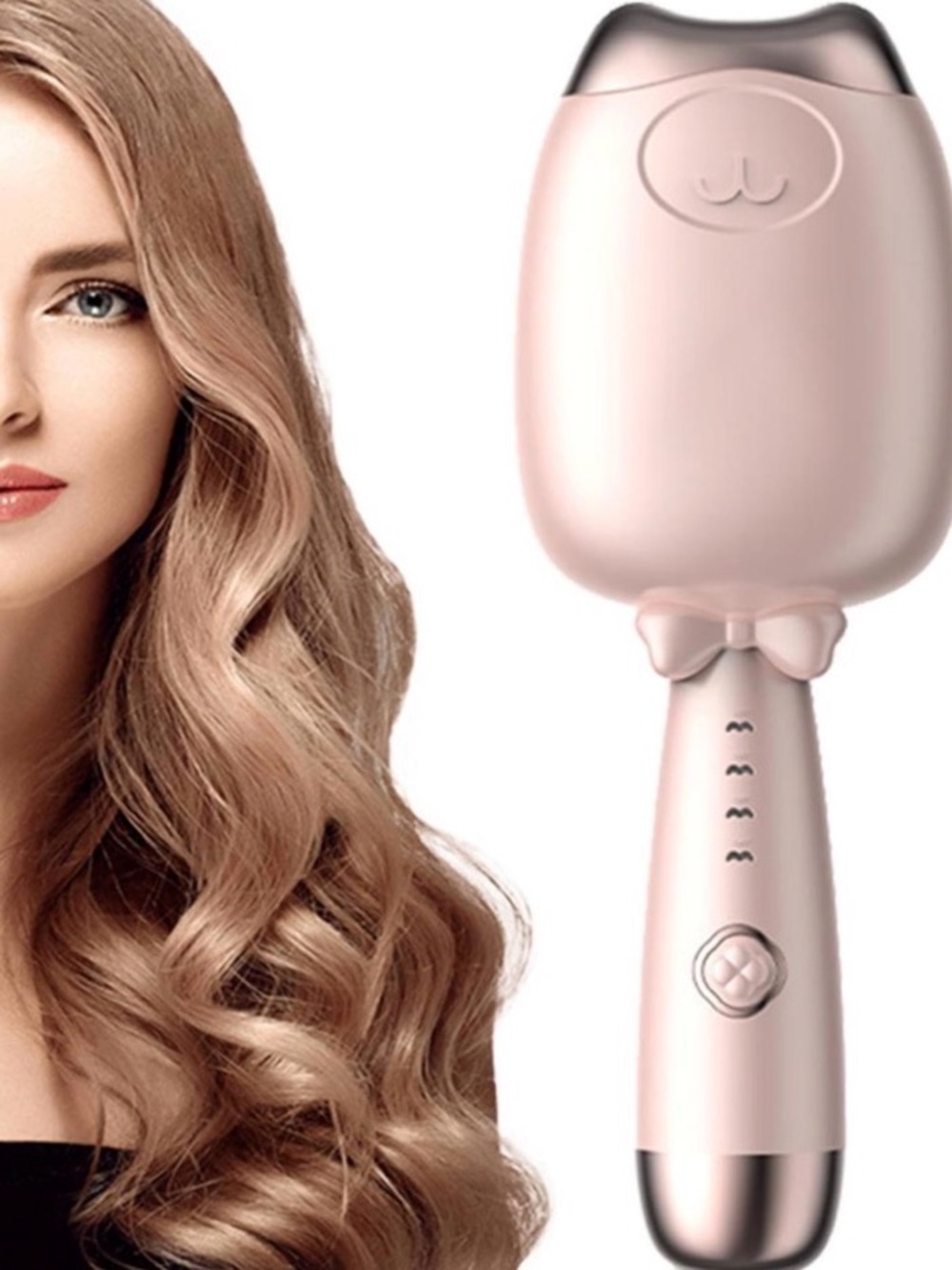 Multirenda Cat's Paw Eggroll Stick curling wand designed for creating wavy hair